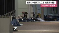 大雪の影響で