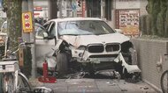歩道を暴走する高級外車 なぎ倒される自販機 “朝の環七”で飲酒運転の恐怖 東京・杉並区