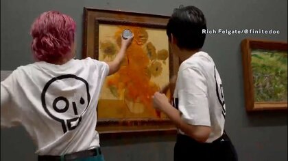 「エコテロリズム」芸術品や高級品を破壊  英・環境保護団体を日本メディア初取材