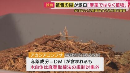 【独自】「ただのハーブティーで逮捕はおかしい」麻薬成分入り茶を製造・販売した罪に問われた男が無罪を主張　実際に飲んだという人は「健康被害は感じない一方、『体が勝手に動く状態』が長時間続いた」と証言　控訴審判決は9日