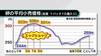 ◆送料込みです 新品近い送料高騰のため！ギリギリ最安値です。 卵の価格高騰「昔は98円、今はそんな値段で買えない」“鳥インフル”前年