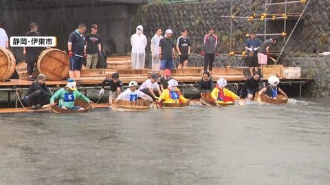 夏を告げる風物詩「松川タライ乗り競走」外国人観光客も参加　都内では全国の餃子を食べ比べ…各地で熱いイベント