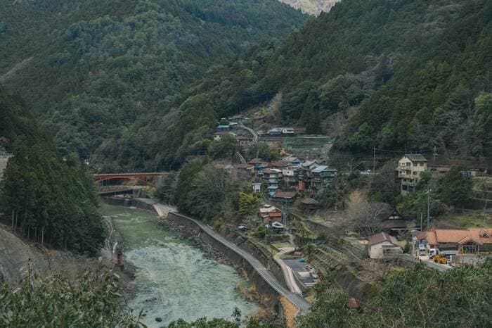 奈良県大塔町辻堂(2024年3月撮影)