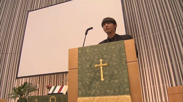 チャペル「荊冠堂」での木村智次さん