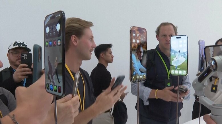 iPhone史上最も薄い機種「Air」も新登場…アップルがiPhone17シリーズを発表　19日発売…日本での販売価格「17」12万9800円から｜FNNプライムオンライン