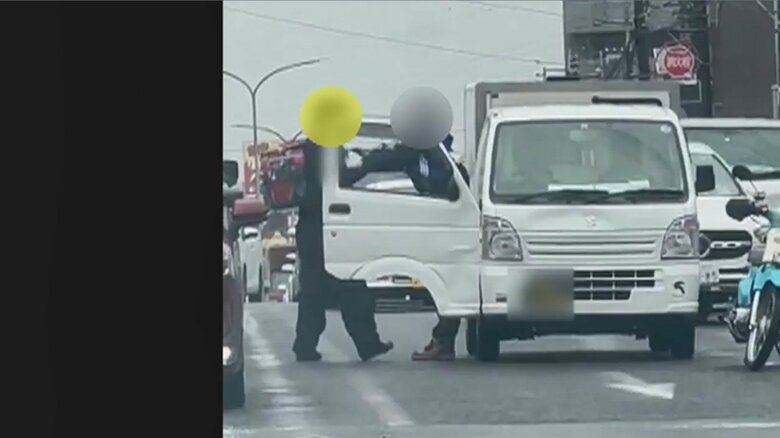 交差点の真ん中で「殴り合い」ウーバー配達員逮捕　トラック運転手を引きずりおろす “追い越され”腹立てたか　神奈川･川崎市｜FNNプライムオンライン
