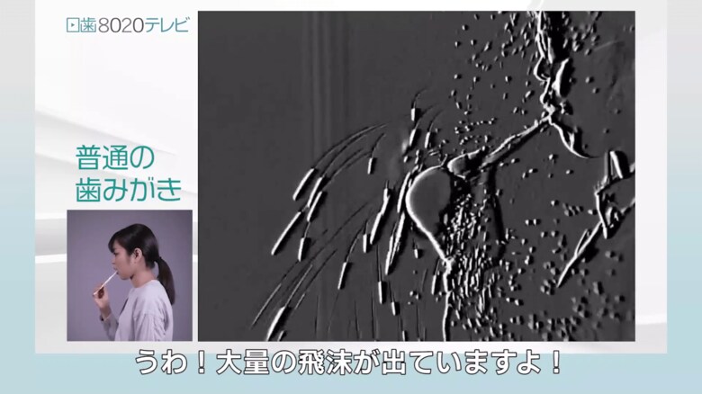 出典：日本歯科医師会ＨＰ内の日歯8020テレビ 「ウィズコロナ時代の歯のみがき方　口を閉じてみがきましょう」