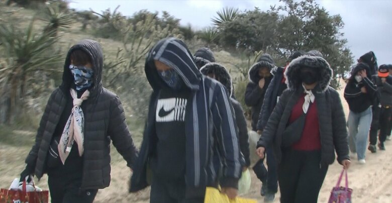 発見した中国人不法移民達の衣服はとても綺麗だった