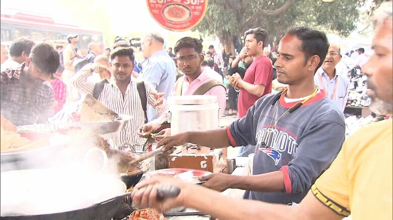 活気あふれるインドの下町