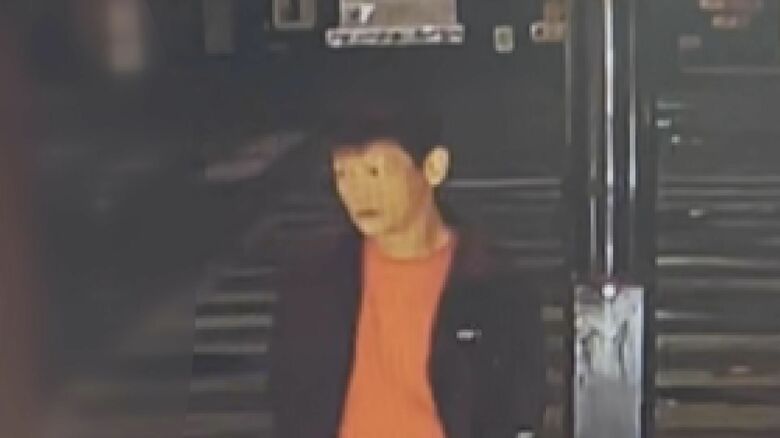 防犯カメラに写る中村被告