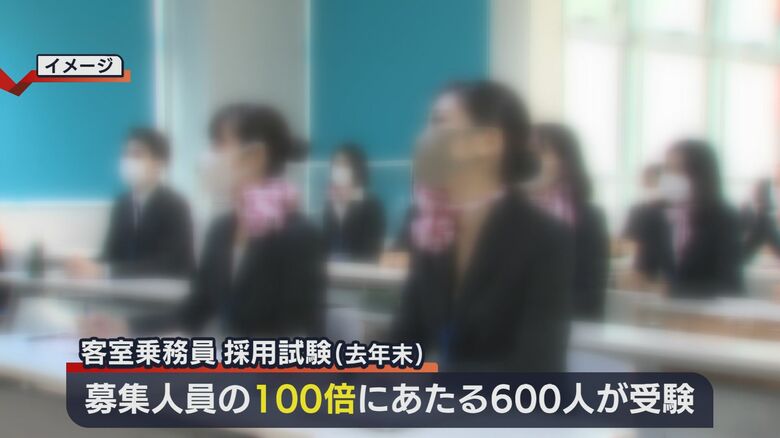 トキエア 客室乗務員の採用試験（2021年末）