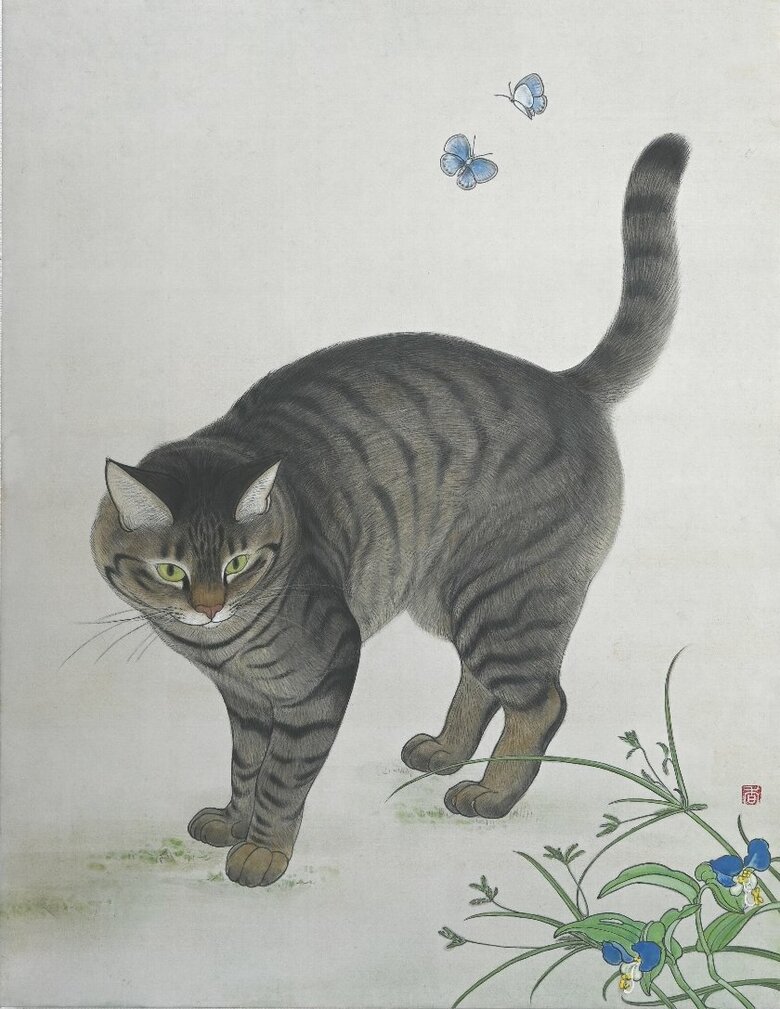 作品名「朝に」