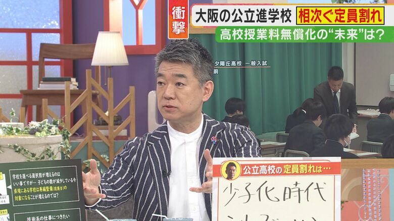 橋下徹氏 関西テレビ「旬感LIVEとれたてっ！」より