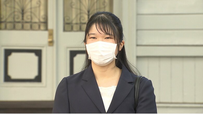 初の登校は入学から半年後だった　2020年10月