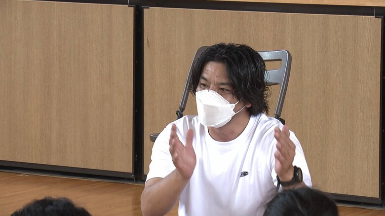 講師を務めた日本赤十字東北看護大短大の及川真一さん