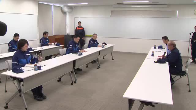 赤間防災大臣が氷見市を視察　新田知事は公共土木施設の復旧事業も激甚災害への追加指定を要望