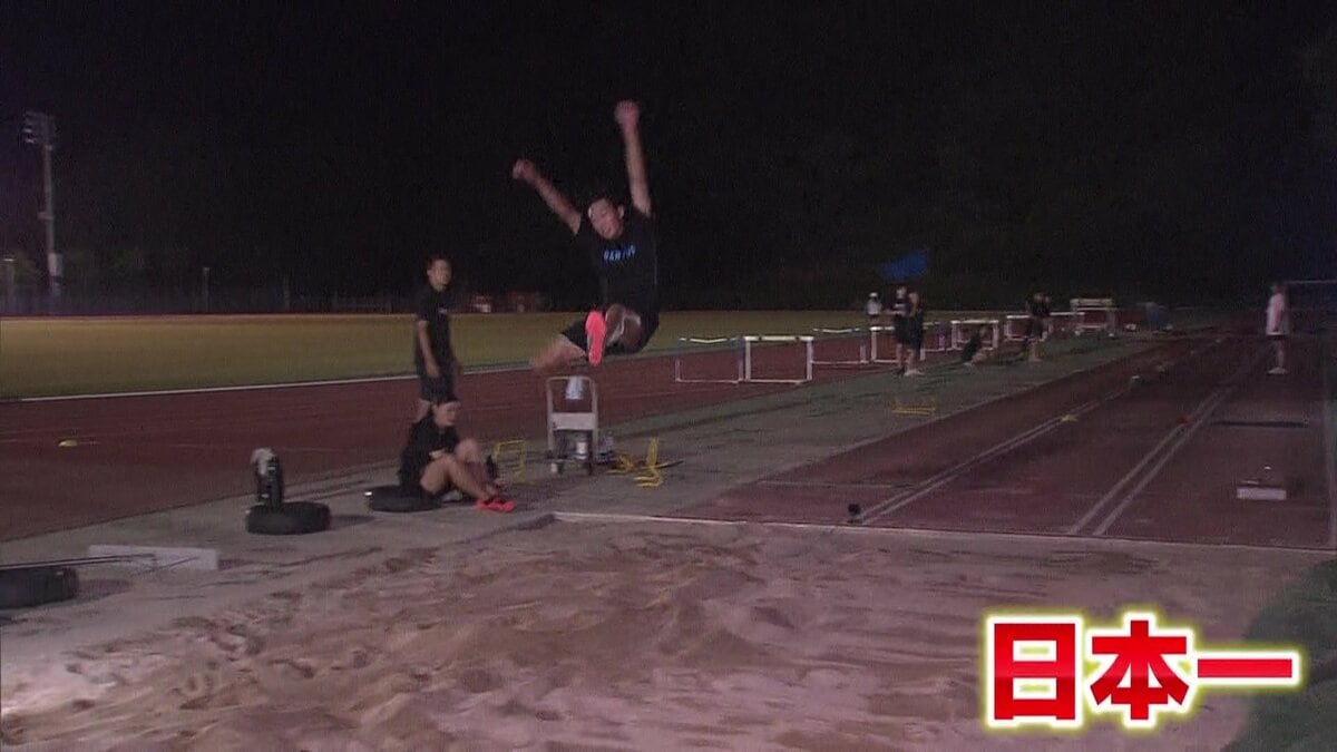 3大会連続7m越えの大記録 幅跳びで世界へ！中学生ジャンパー古野