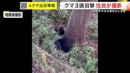 仙台・広瀬川沿いにクマ３頭！視聴者がカメラに捉える 角田市では市街地での発砲想定「緊急銃猟」訓練