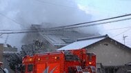 精肉店の店舗兼住宅焼く火事…男性1人の遺体見つかる　住人は40代の兄弟…弟と連絡取れず　長野・安曇野市