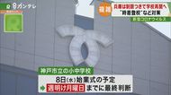 神戸市の小中学校は「4月8日」始業式を予定も…6日までに最終判断 学校再開、兵庫県は”制限付き”で