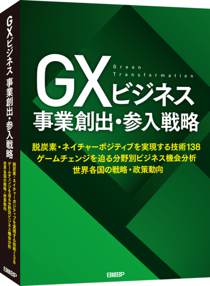 脱炭素・ネイチャーポジティブに関わる先端138技術を提示、「GXビジネス 事業創出・参入戦略」を発刊