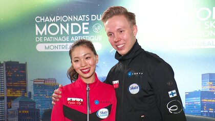 アイスダンス・折原裕香がフィンランド代表で出場。デザイナーの母・志津子さんが手がけた衣装で挑む世界の舞台