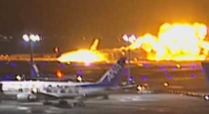 羽田航空機衝突事故　日本航空パイロット 衝突後に「ブレーキを操作したが機能せず操縦不能と認識」