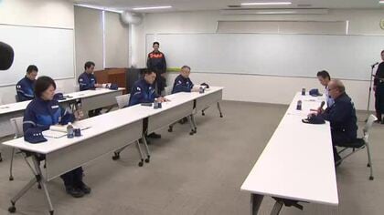 赤間防災大臣が氷見市を視察　新田知事は公共土木施設の復旧事業も激甚災害への追加指定を要望
