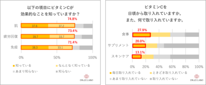 この時期だからこそ取り入れたいビタミンc しかし 約半数の人がビタミンcを