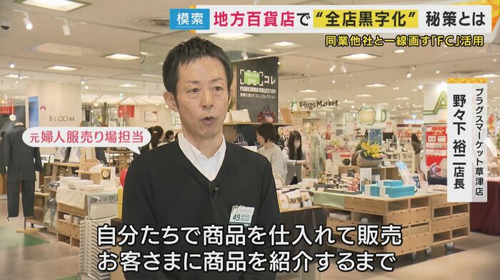 プラグスマーケット草津店　野々下裕二店長