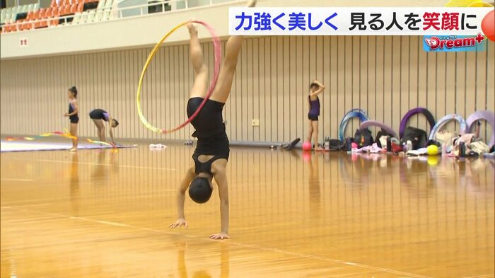繰り返し練習に励む正岡選手