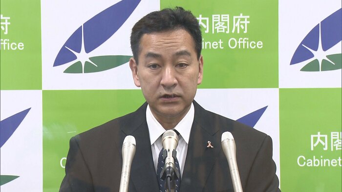 新型コロナ対策を担当する山際経済再生担当相