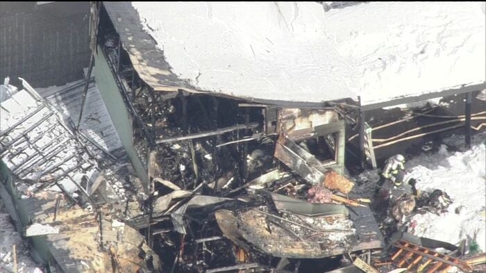 家の中まで爆発の影響が