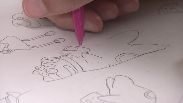 赤べこに恋したエミリーさんが描くイラスト