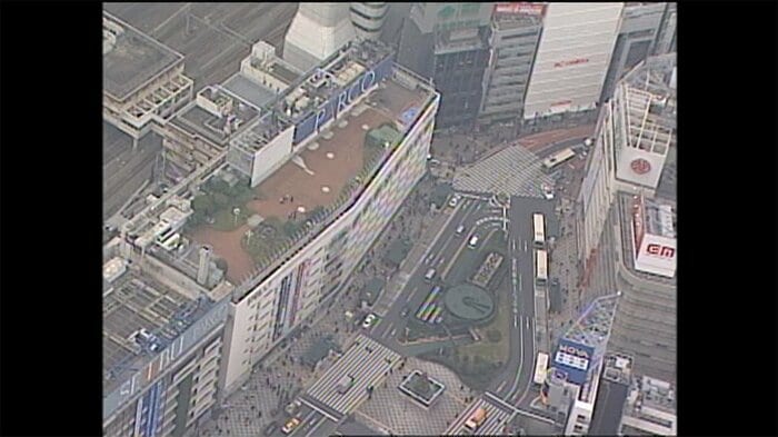 女性が飛び降りた東京・池袋パルコ 2007年