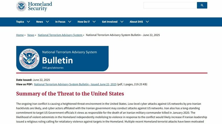 アメリカ内でのテロに警戒を　国土安全保障省が国民に呼びかけ｜FNNプライムオンライン