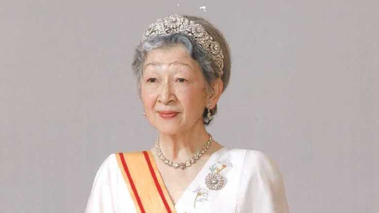 皇后第二ティアラを着用された美智子さま