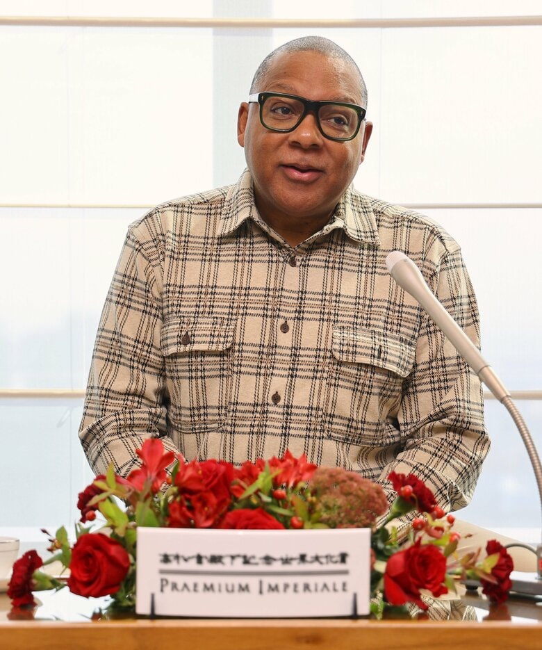 【第34回高松宮殿下記念世界文化賞】個別懇談会にて10月18日 東京・虎ノ門© 日本美術協会／産経新聞