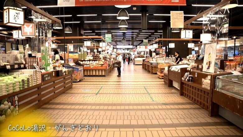 改札前にある「がんぎどおり」