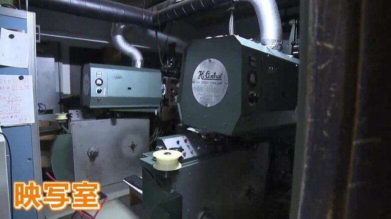 盛岡ピカデリーの映写室
