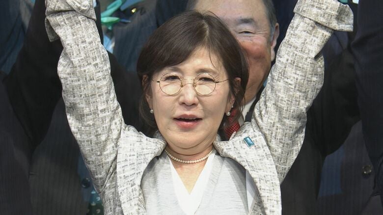 8期目の当選　稲田朋美氏