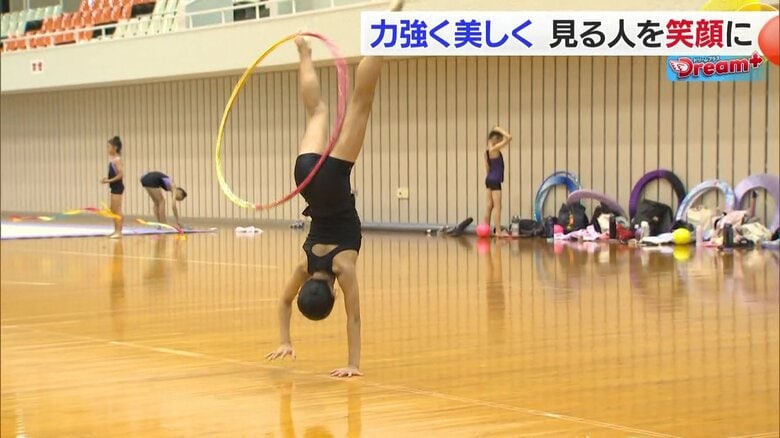 繰り返し練習に励む正岡選手