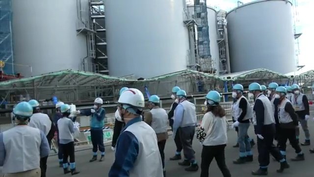 IAEAの現地調査　国際的な安全基準を満たしているか確認（提供：東京電力）