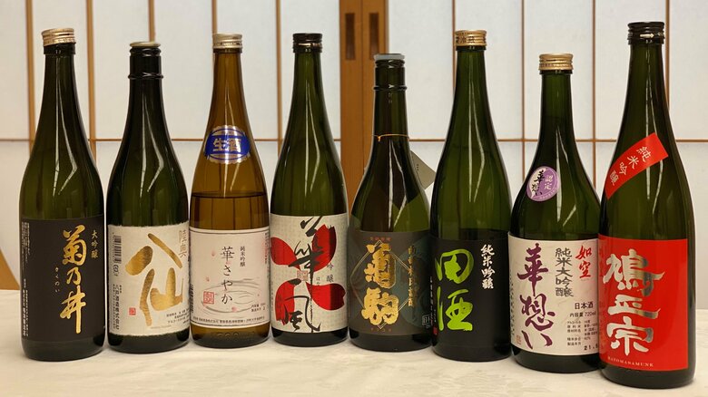 青森県の地酒（提供：青森県酒造組合）