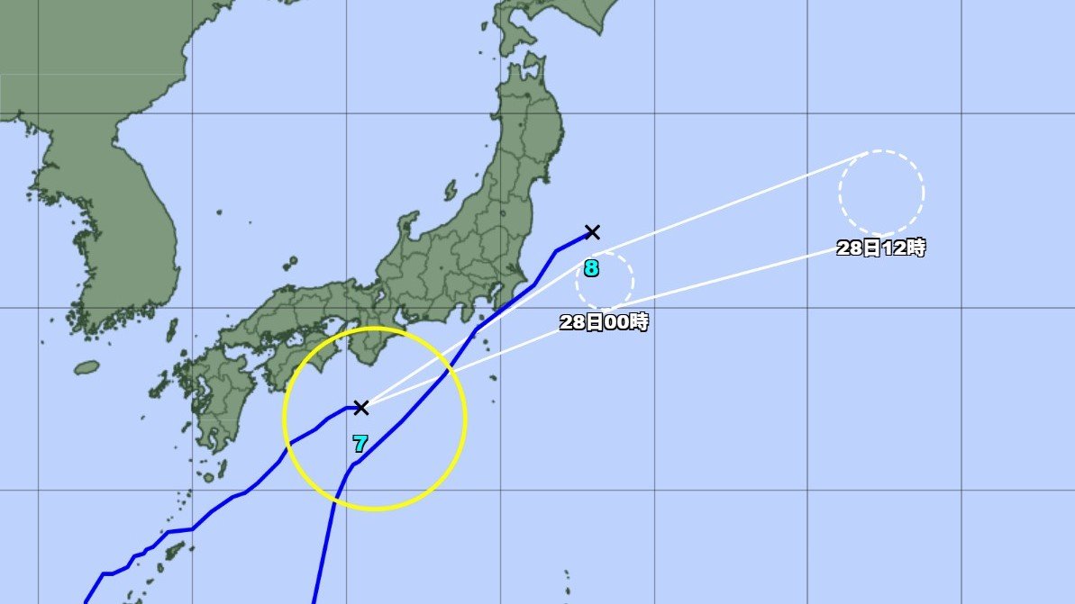 台風 気象情報 台風 第7号 気象庁