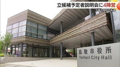 3月22日告示・29日投開票の鳥取市長選へ　立候補予定者説明会に現職と新人４陣営が出席