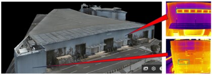 建物が消費するビルエネルギーをCO2排出量として定量化しその課題解決に資する建物画像解析による診断を実施。