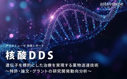 核酸DDS：遺伝子を標的にした治療を実現する薬物送達技術 ～特許・論文・グラントの研究開発動向分析～