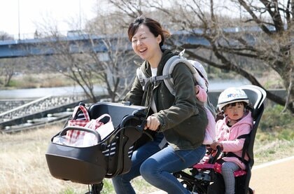 抱っこ紐 自転車 クリアランス ニュース