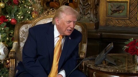 トランプ大統領がクリスマスイブに子供らと電話　待機中に「中国やロシア、ウクライナの問題に戻らないといけない」つぶやく場面も